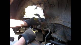 Repairing shock bracket on 2007 Ford Escape