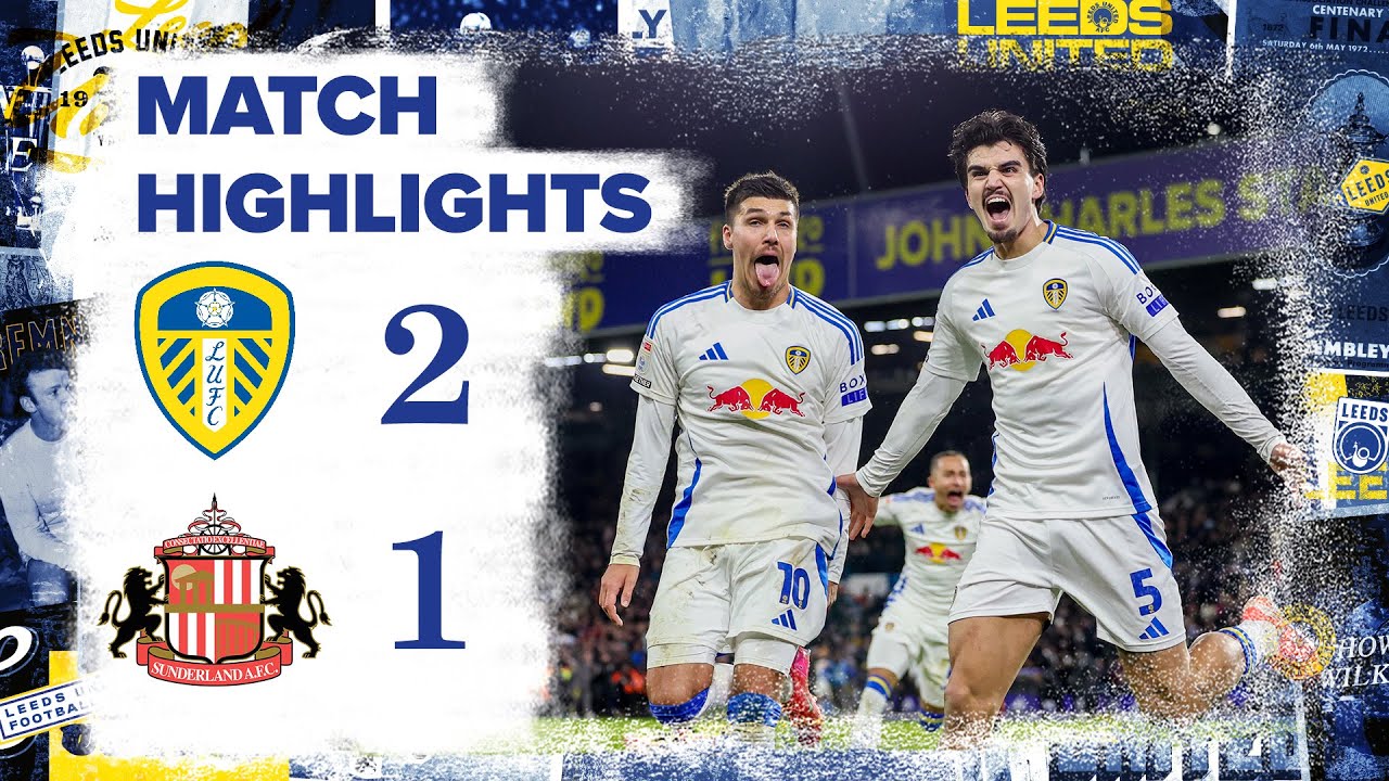Highlights | Leeds United 2-1 Sunderland | LAST MINUTE STRUIJK WINNER!