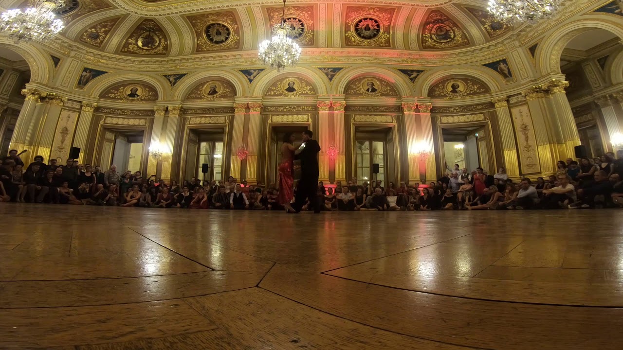 Gustavo Rosas. Tango con Gisela Natoli en Bordeaux.Noviembre 2019.Francia.