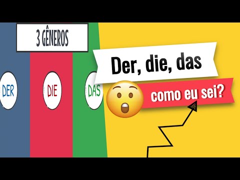 Der, die, das - os gêneros em alemão