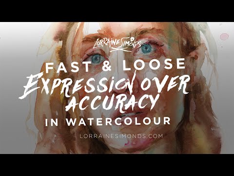 Fast & Loose Watercolour Portrait Demo | 90-Minute Live Session