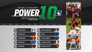 College baseball rankings: ECU, Duke rise in latest Power 10