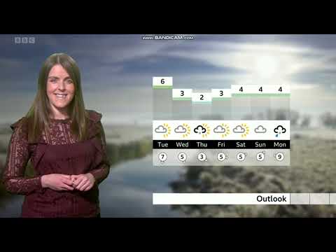 (HD) Alex Osbourne BBC ONE South Today weather December 4th 2022 - 60 fps