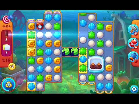 Fishdom Challenge Level 10225 (with ingame lightning boosters) @choraelmin