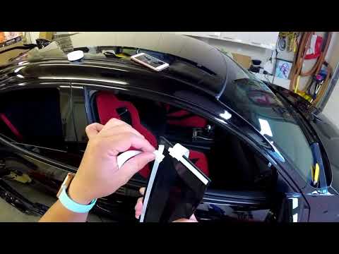 2016+ Honda Civic Hatchback Window Visor Installation