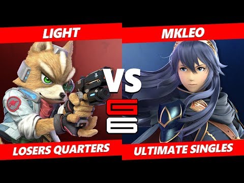 Genesis 6 SSBU - Light (Fox) Vs. FOX MVG | MKleo (Lucina) Smash Ultimate Tournament Losers Quarters