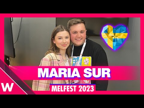 🇸🇪 Maria Sur "Never Give Up" @ Melodifestivalen 2023 Final | INTERVIEW