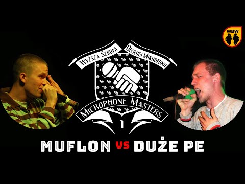 Muflon 🆚 Duże Pe 🎤 Microphone Masters 1 (freestyle rap battle)