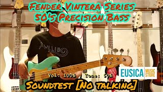 Video thumbnail for Fender Vintera Series 50's Precision Bass Soundtest! [No talking] by Meylar López