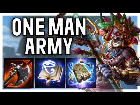 LOOK AT HOW BROKEN THIS BUILD IS - Ah Puch Mid Ranked Conquest