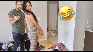 THROWING OUT MY GIRLFRIEND'S UGLY CLOTHES