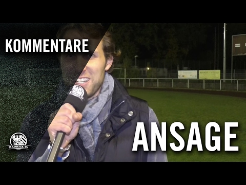 Ansage von René Möbus (Trainer SC Weiss-Blau Frankfurt) | MAINKICK.TV