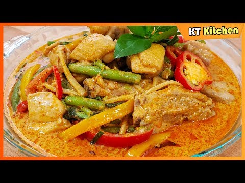 CÀ RI GÀ - Cách Nấu Cà Ri Gà Thái Lan Thơm Ngon Độc Đáo Bạn Đã Thử Chưa? THAI RED CURRY RECIPE