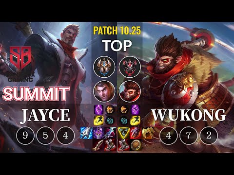 SB Summit Jayce vs Wukong Top - KR Patch 10.25