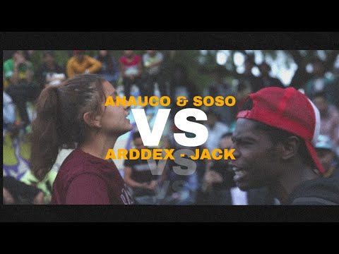 ANAUCO - SOSO vs ARDDEX - JACK | 4tos #Carolinastyle | 2vs2 Dragones del freestyle 2020