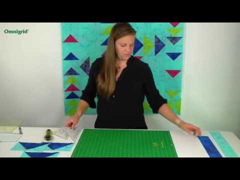 How to use a Fons and Porter Flying Geese Ruler