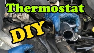 2011-2020 Dodge Grand Caravan Chrysler Town and Country Thermostat Replacement (How To)