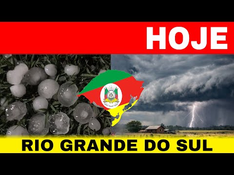 🚨GRANIZO e CHUVAS intensas no RIO GRANDE DO SUL- terça-feira 21/07/26😱