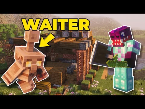 Ho costruito un RISTORANTE REDSTONE con camerieri GOLEM DI RAME