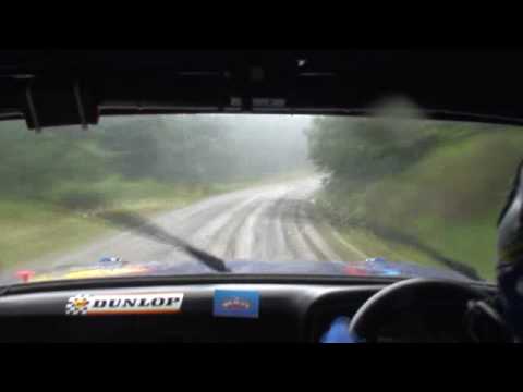 Jonathan Brace Car 205 on Stage 3 Neath Valley Rally