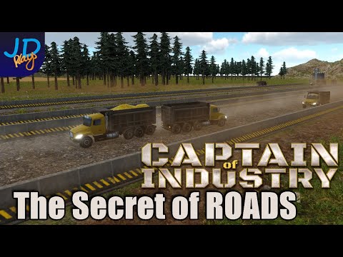 The Secret Way to Make ROADS Captain of Industry Tutorial, Guide, Tips - YouTube