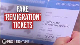 A German Far-Right Party’s Campaign Tactic: Fake ‘Deportation Tickets’ | FRONTLINE