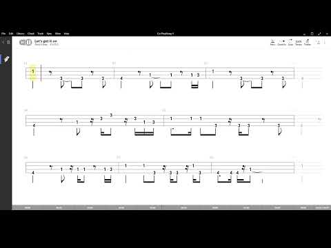 Let's get it on ( Marvin Gaye ) ,Tablatura e base Senza Basso - Backing bass track - NO BASS