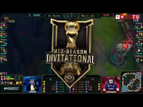 SUP vs GAM MSI 2017 [Play in] 07/05/2017 - Game 4