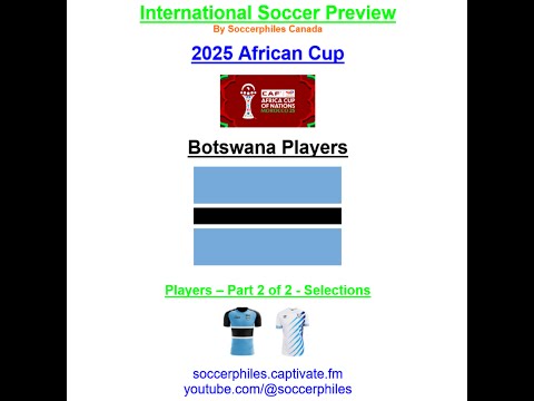 2025 African Cup – Botswana Players – Part 2 of 2