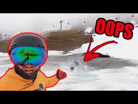 TJ Fell into the Arapahoe Basin Pond Skim! - (Season 4, Day 154)