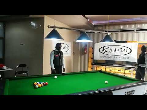 Chinese Pool Kenya Qualifier between Collins Tuwei and Amar Hindocha.