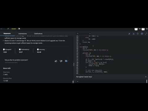 Station Allocation solution code