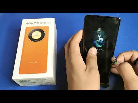 HONOR X9b 5G: INSERT SIM CARD AND SD CARD - How to install sim card and memory card on honor mobile