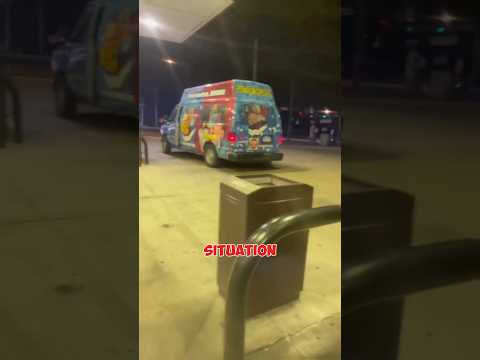 She Had The Creepiest Ice Cream Truck Moment Ever #shorts