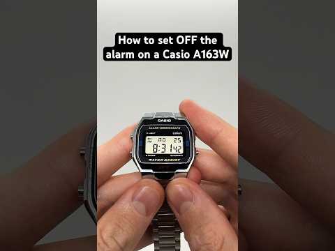 How to set OFF the Alarm on a Casio A163W