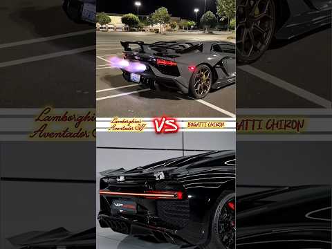 Lamborghini SVJ vs Bugatti Chiron – Who’s the Real Beast ?