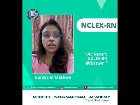 Doniya M Mathew - NCLEX RN Achiever