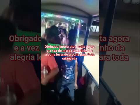 trenzinho da alegria japura amazonas