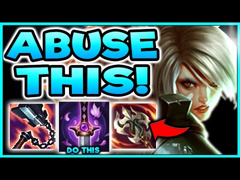 HOW TO ABUSE RIVEN TOP FOR FREE WINS (PENTA KILL) - League of Legends