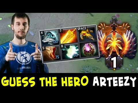 Guess the hero — Arteezy TOP-1 RANK edition