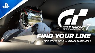 PlayStation Gran Turismo 7 - Find Your Line Trailer | PS5, PS4 anuncio