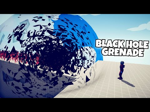 BLACK HOLE GRENADE VS EVERY UNITS - Totally Accurate Battle Simulator TABS Modded