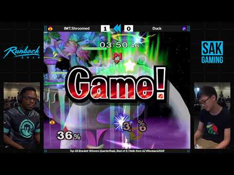 Runback 2018 Top 48 Winners Quarters - IMT|Shroomed (Sheik) vs Duck (Samus)