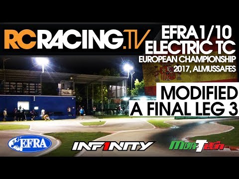 EFRA 1/10th Electric Touring Car Euros 2017 - Modified A Final Leg 3