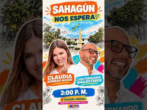 #Atención | #Sahagun Córdoba, mañana tenemos una cita  🧡