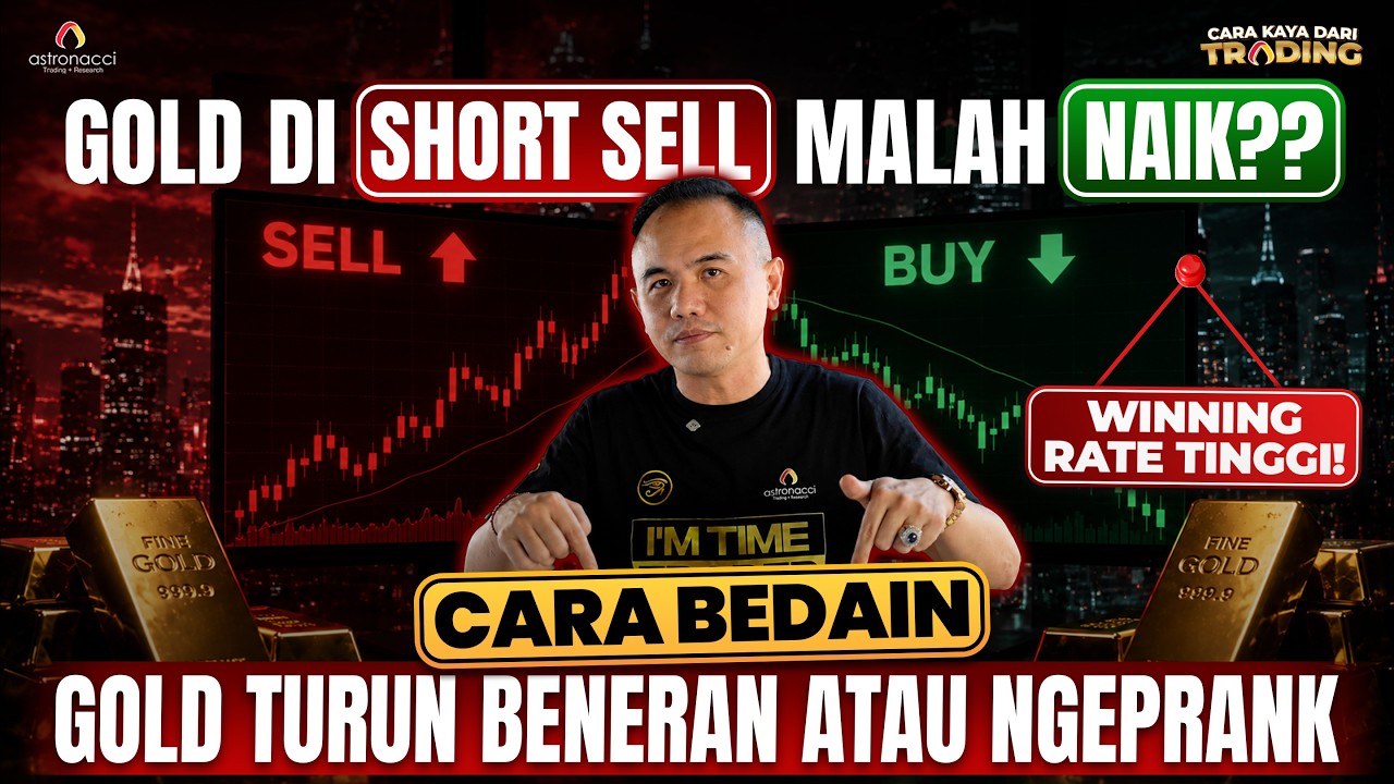 NGE-SELL GOLD Pake Cara ini Profit $12,500 Gak sampe 3 jam! Hampir selalu berhasil!