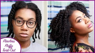 FLAWLESS Fluffy Twist-Out! (Type 4a/4b/4c) | Natural Hair