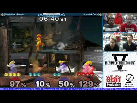 SoM V | Slarti & CocoThunder vs. P4K EMP Armada & Duck | Melee Doubles