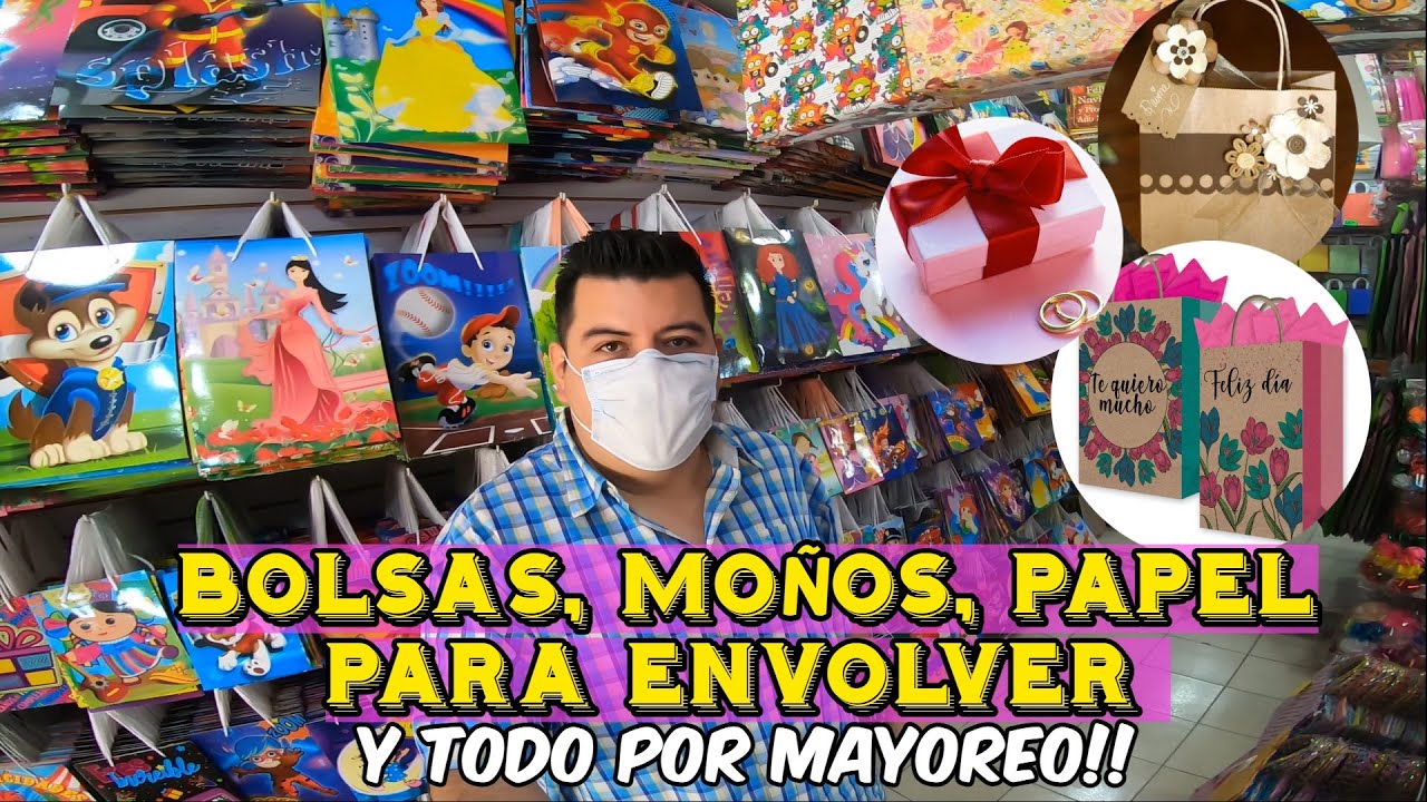 🛍 ¿Dónde comprar BOLSAS DE REGALO POR MAYOR 🎁🎈
