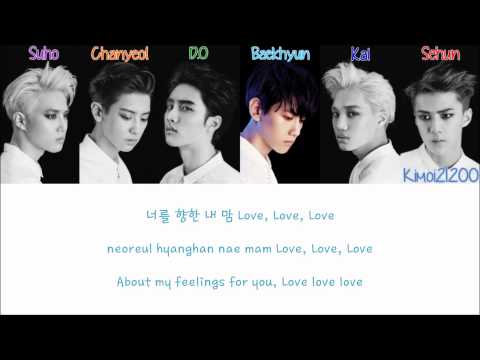 EXO-K - Love, Love, Love [Hangul/Romanization/English] Color & Picture Coded HD